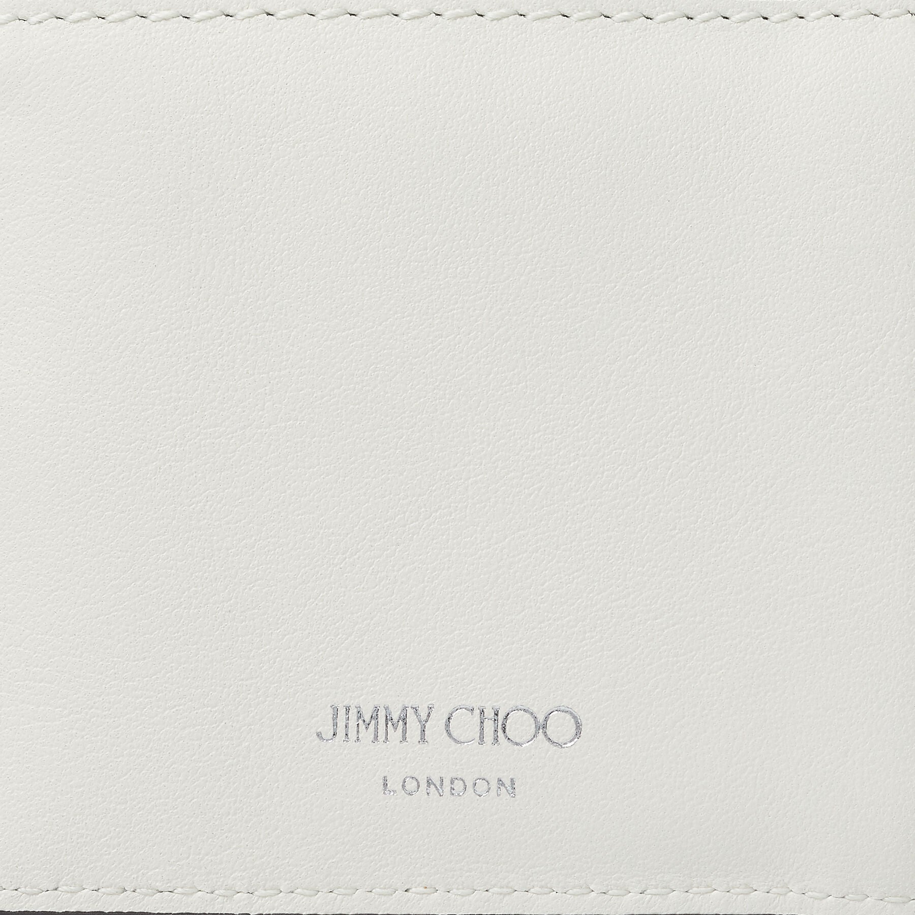 Porte-cartes Lise en cuir verni à imprimé - White & Black