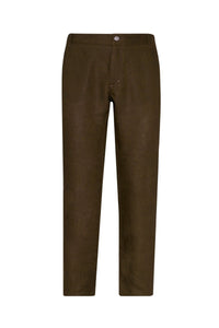 Pantalon droit en lin - Olive
