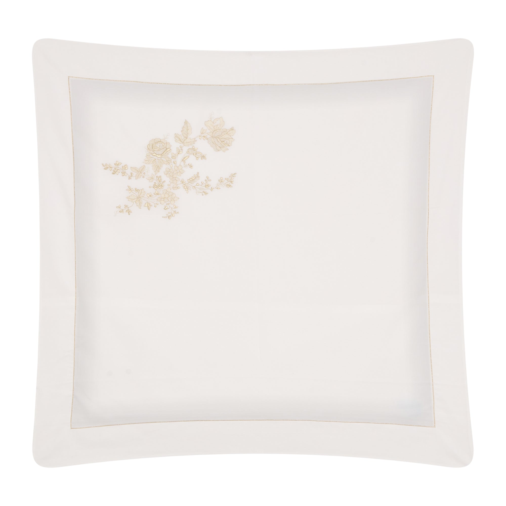 Parure de lit Favorite en voile de coton - White Gold