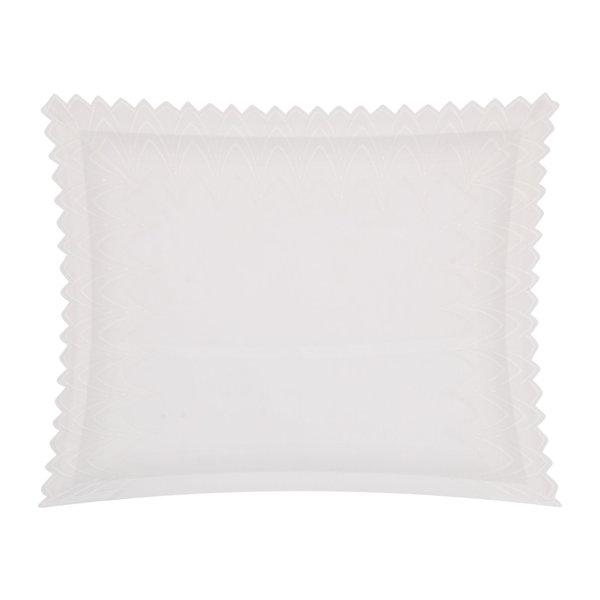 Taie d'oreiller Art deco en voile de coton - Uni