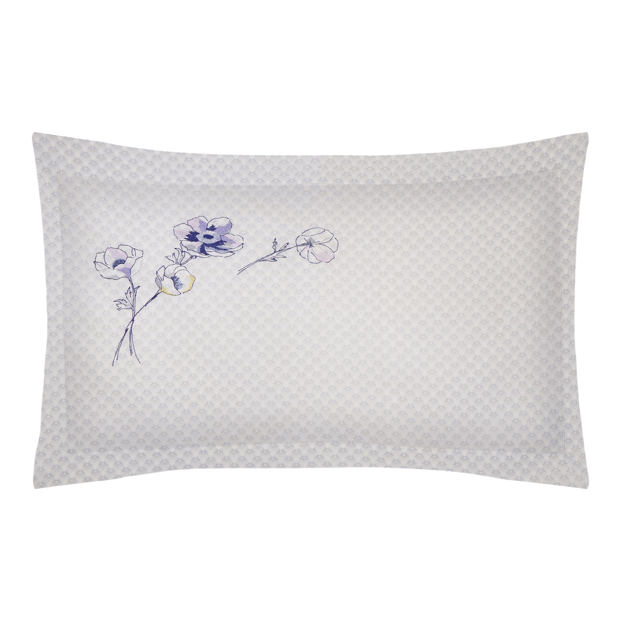 Esquisse bed linen set - Violet & Grey