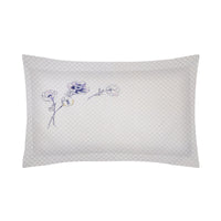 Esquisse pillow case in linen - Violet & Grey