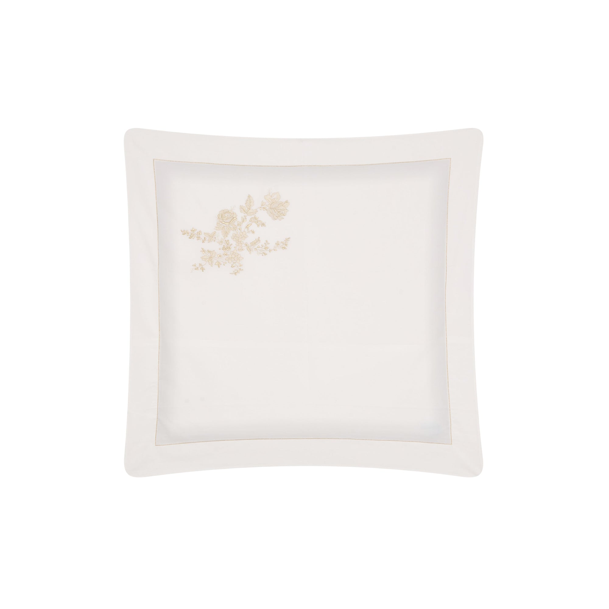 Taie d'oreiller Favorite en voile de coton - White Gold