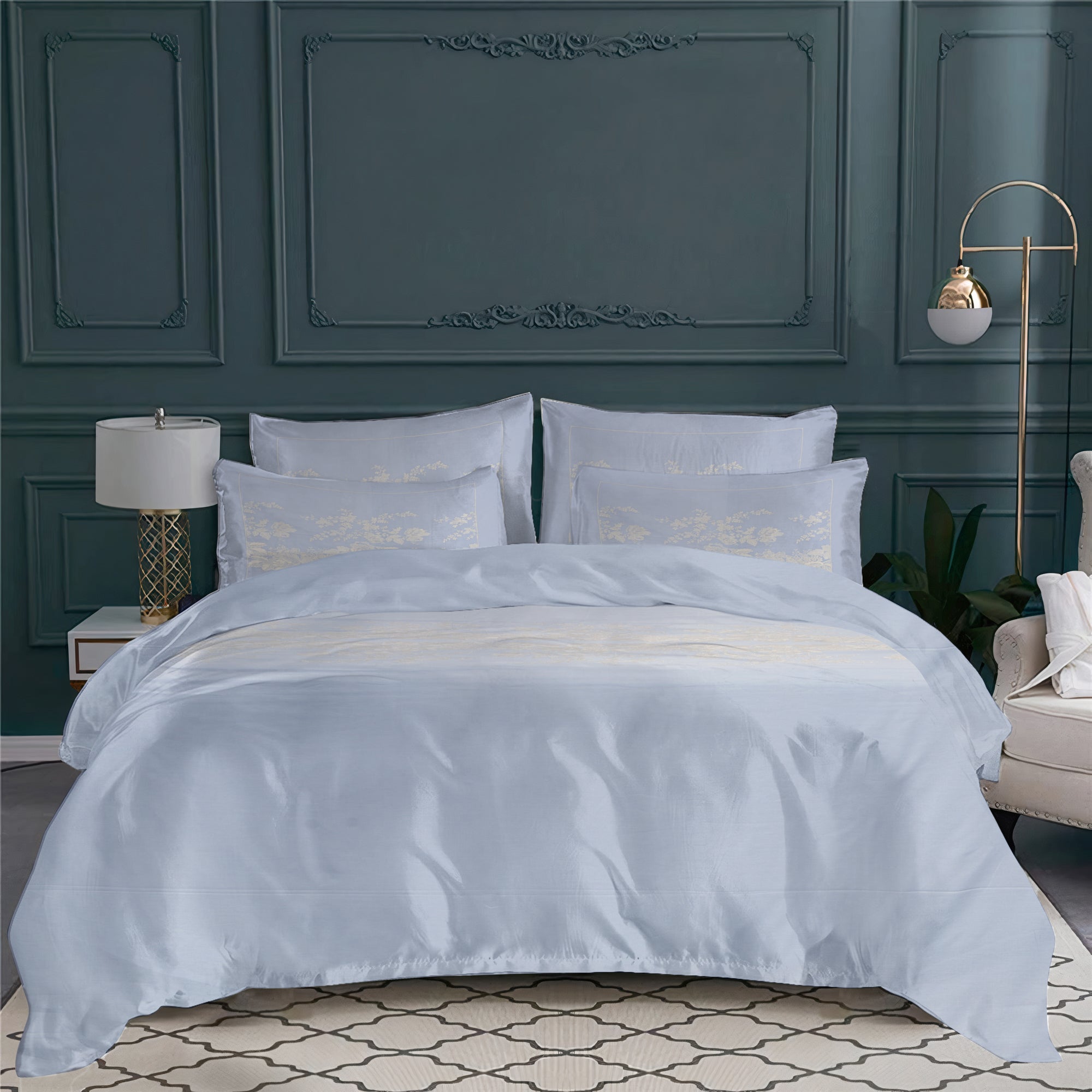 Grand siècle pillow case in cotton voile - Ivory
