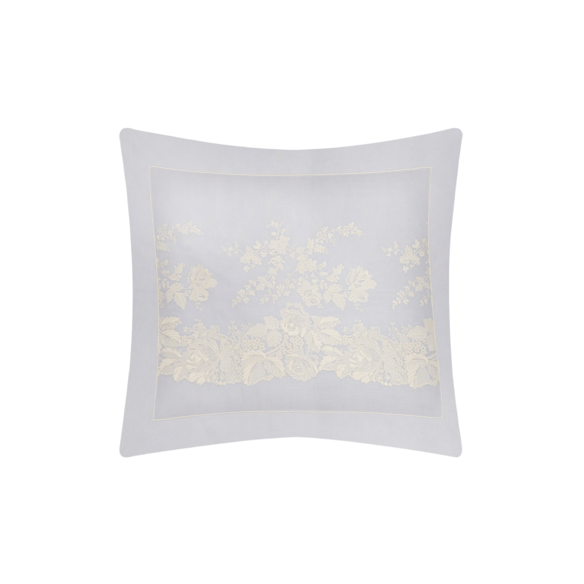 Grand siècle pillow case in cotton voile - Ivory