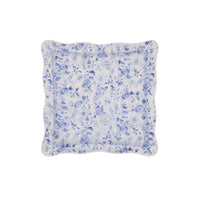 Taie d'oreiller Mandarin en percale de coton - Bleu