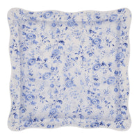 Housse de couette Mandarin en voile de coton - Bleu