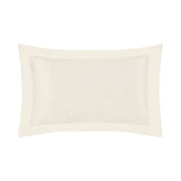 Taie d'oreiller Orsay en satin de coton - Blanc