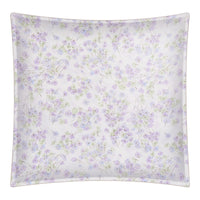 Housse de couette Petites anémones en voile de coton - Lilas, Bleu & Vert