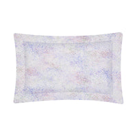 Taie d'oreiller Arcadie en voile de coton - Parme, Bleu & Vert