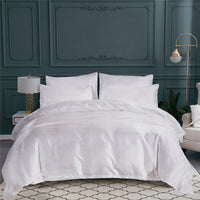 Taie d'oreiller Floralie en voile de coton - Blanc