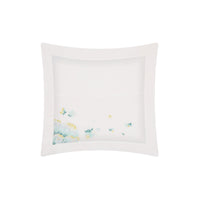 Taie d'oreiller Hortensias en voile de coton - Vert Menthe