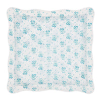 Housse de couette Lavande en voile de coton - Bleu & Vert