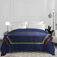Housse de couette Manaus en satin de coton - Uni