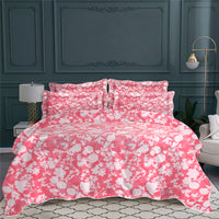 Parure de lit Thelma en voile de coton - Rouge Cerise