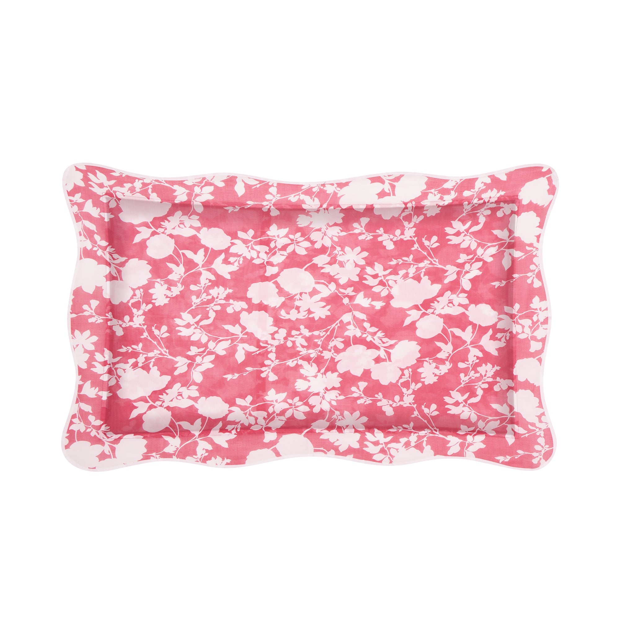 Taie d'oreiller Thelma en voile de coton - Rouge Cerise