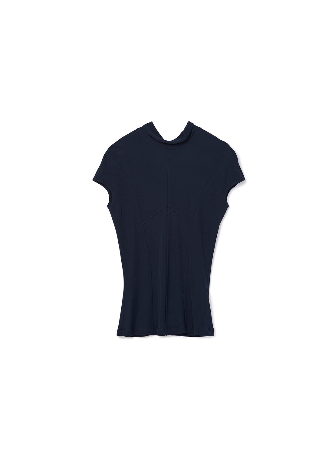 T-shirt Liza sans manches avec nœud - Turquoise