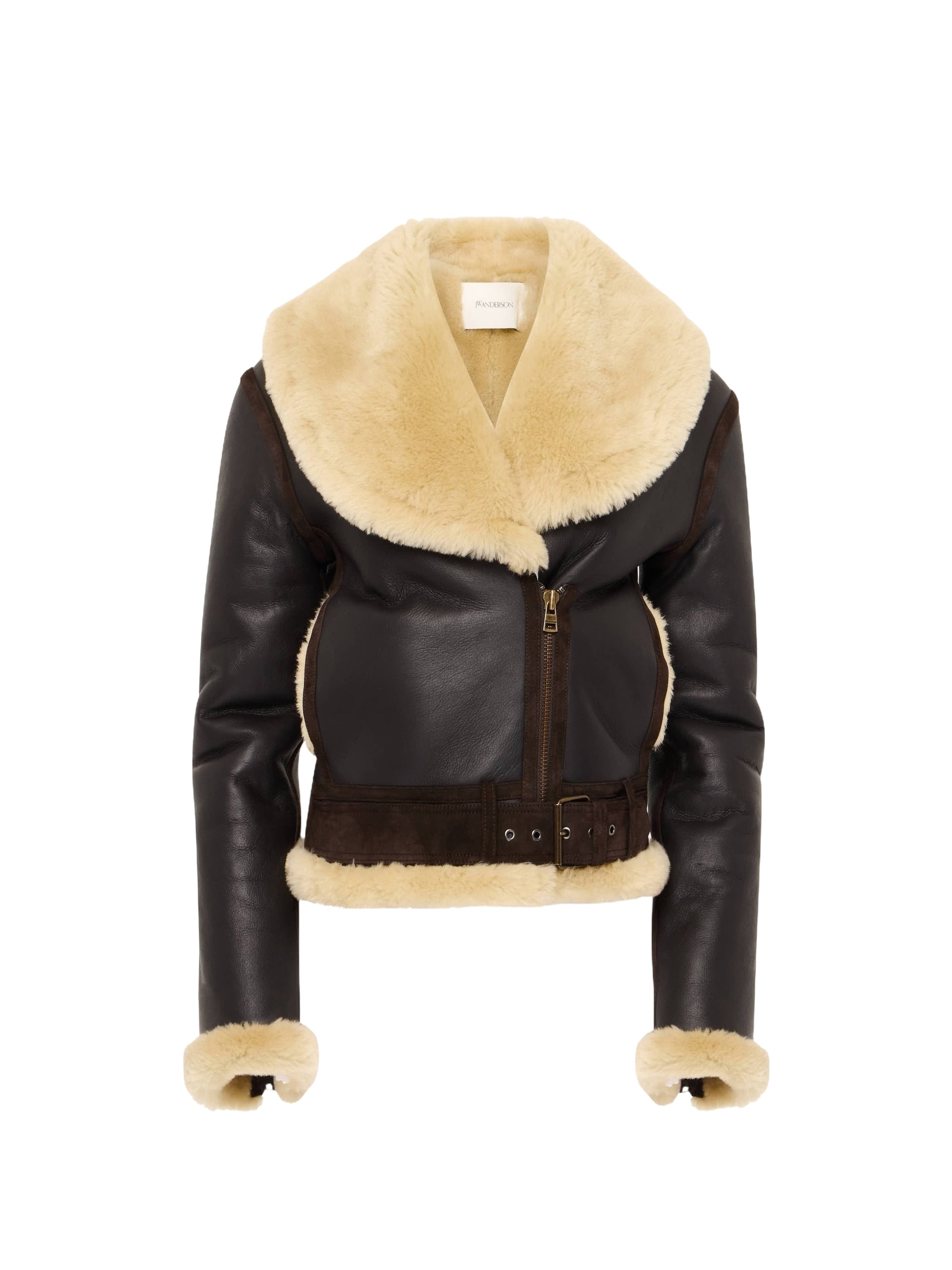 Veste aviateur en cuir - Dark Brown