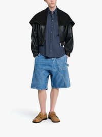 Veste Bomber À Col Surdimensionné - Black