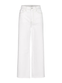 LE JANE WIDE LEG CROP RAW FRAYAU NATURAL CLEAN