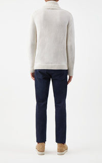 White / Pantalon à cinq poches Anthony - White