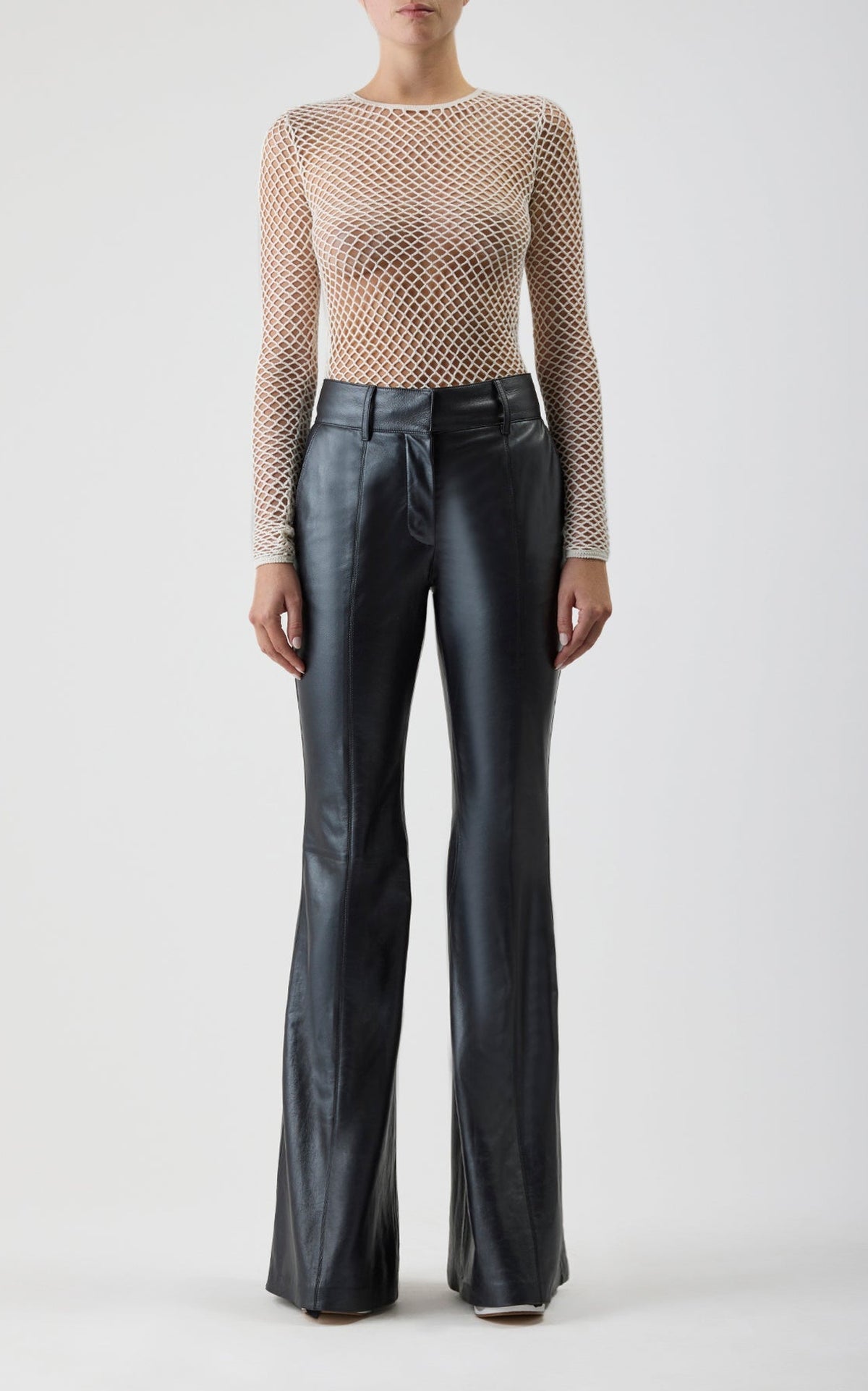 Black / Pantalon Rhein en cuir - Black