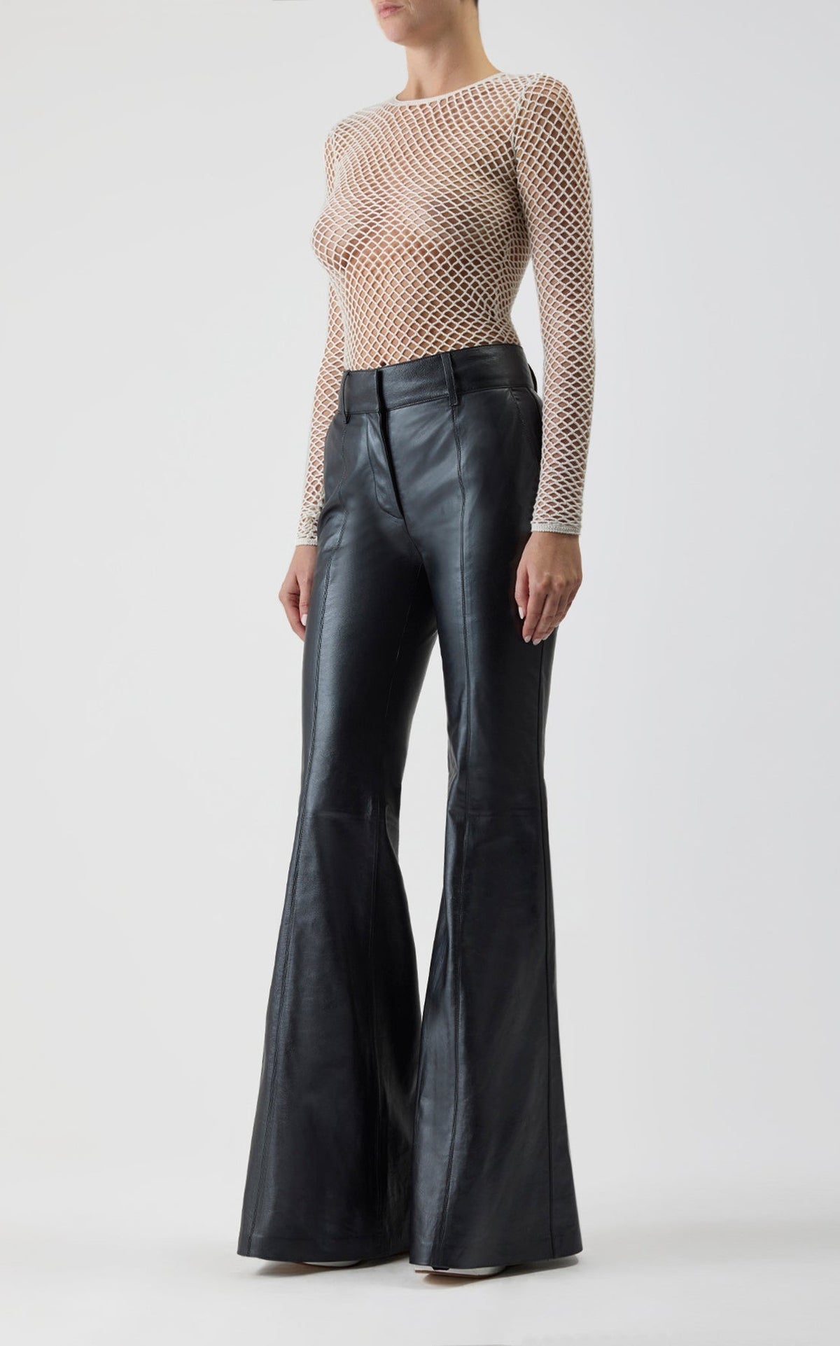 Black / Pantalon Rhein en cuir - Black