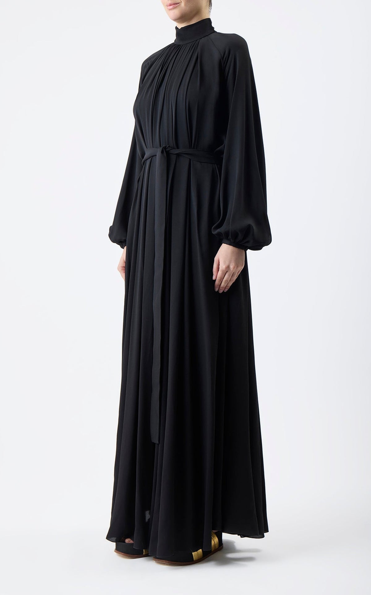 Blue Multi / Robe Cedric en soie - Blue Multi