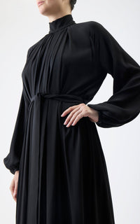 Blue Multi / Robe Cedric en soie - Blue Multi