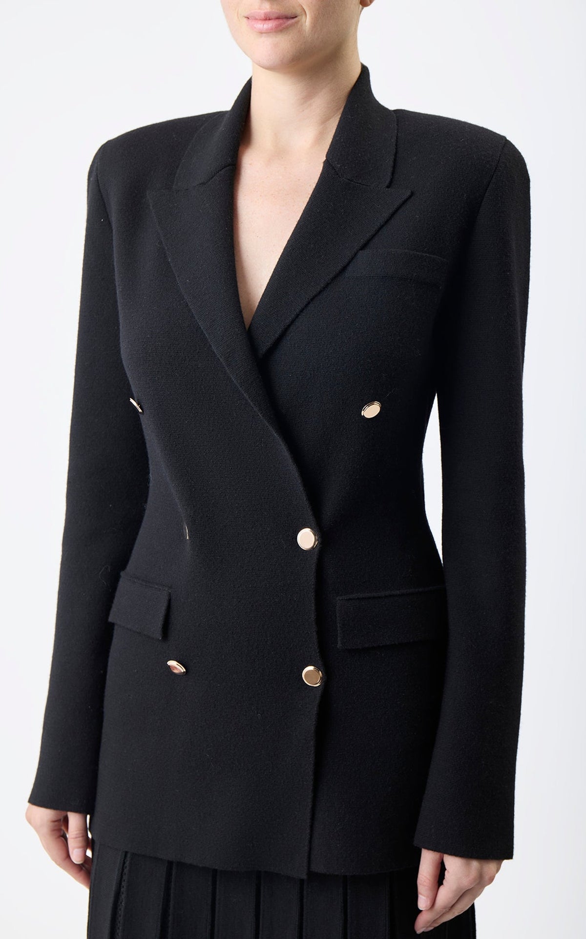 Ivory / Veste blazer Bowen en laine - Ivory