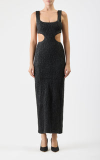 Black / Robe Gal en cuir - Black