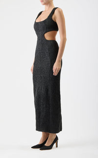 Black / Robe Gal en cuir - Black