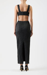 Black / Robe Gal en cuir - Black