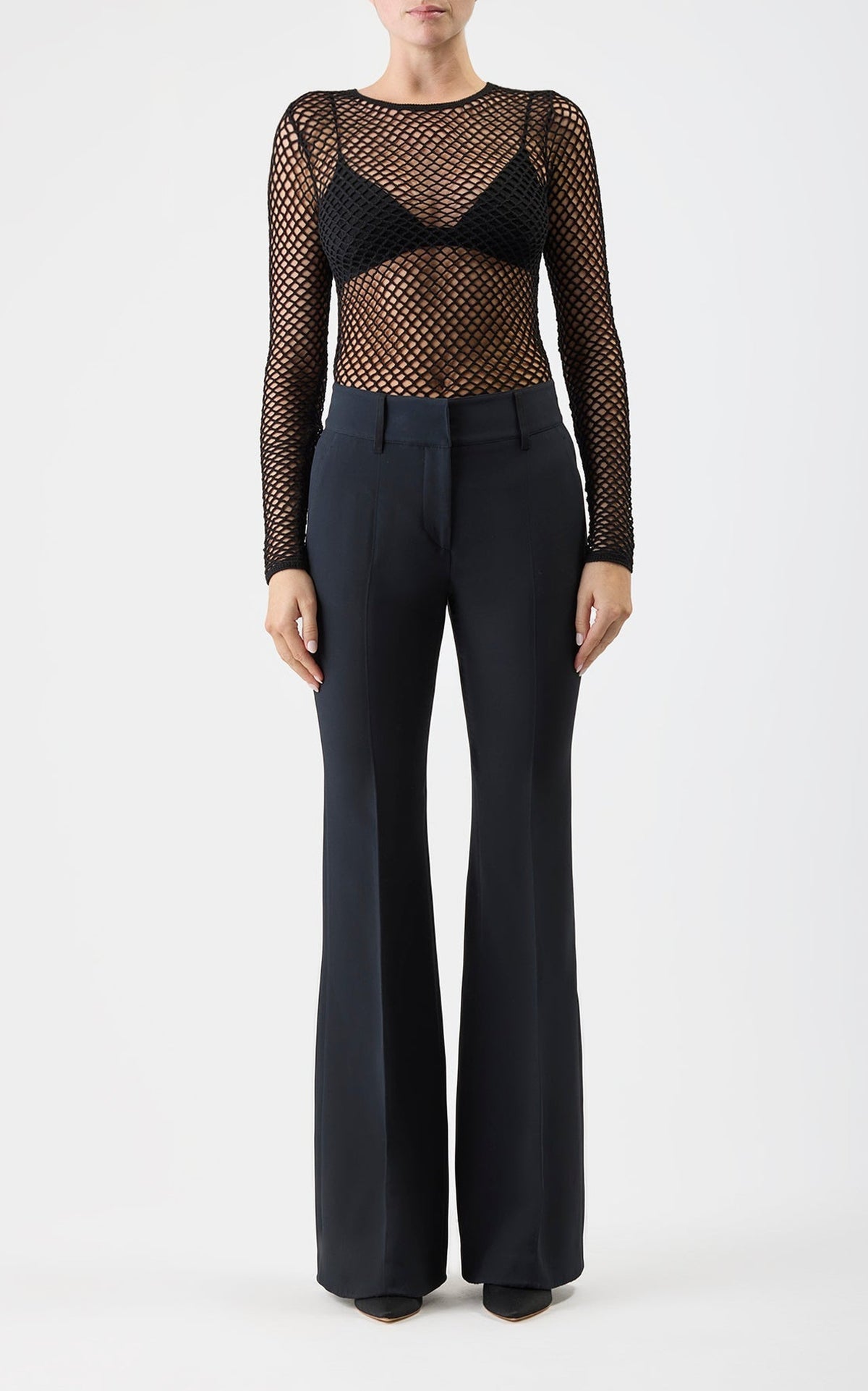 Black / Top Troth en laine - Black