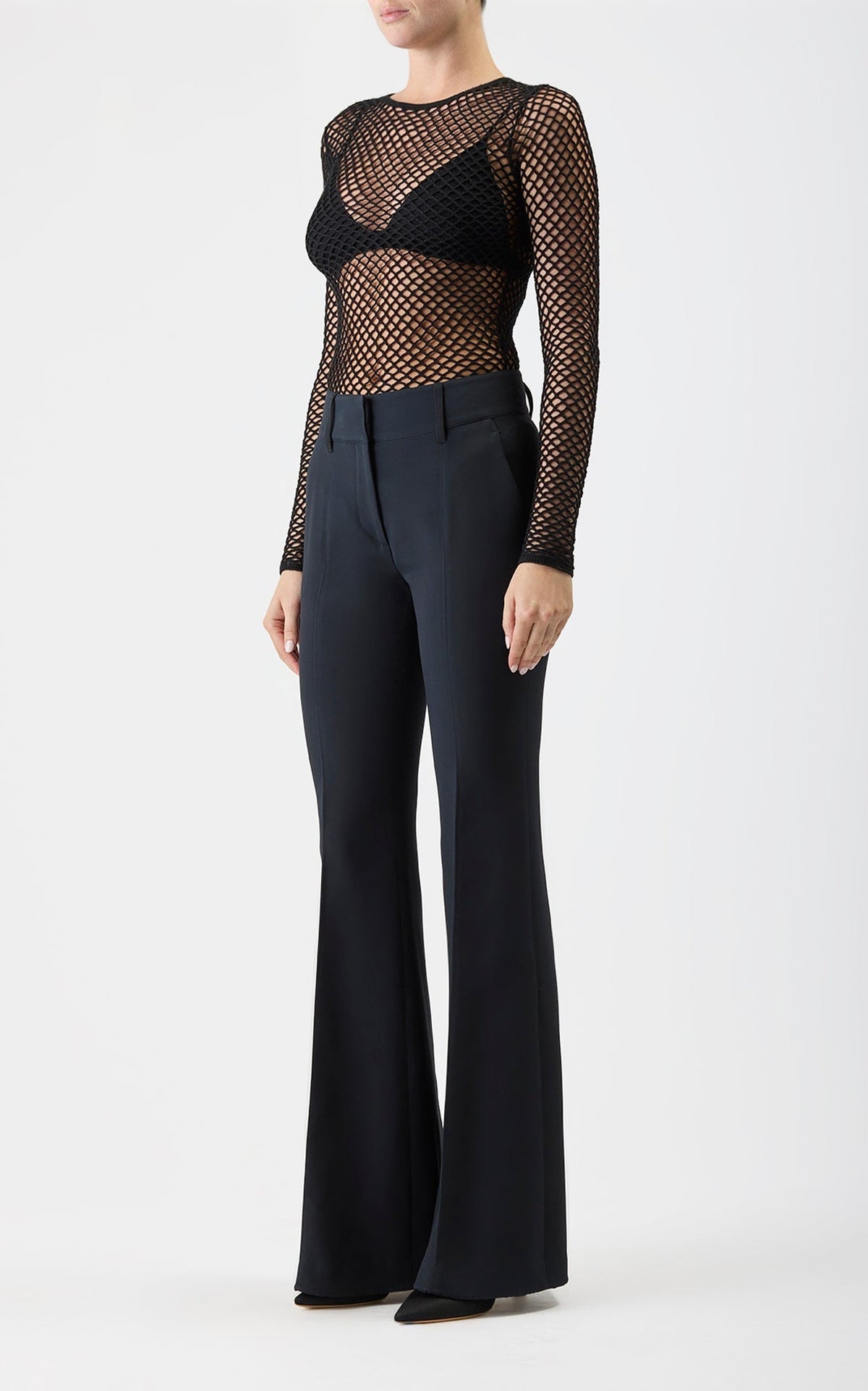 Black / Top Troth en laine - Black