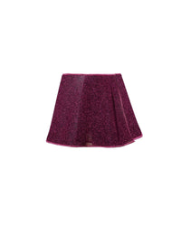 Jupe courte à paillettes - Dark Fucsia
