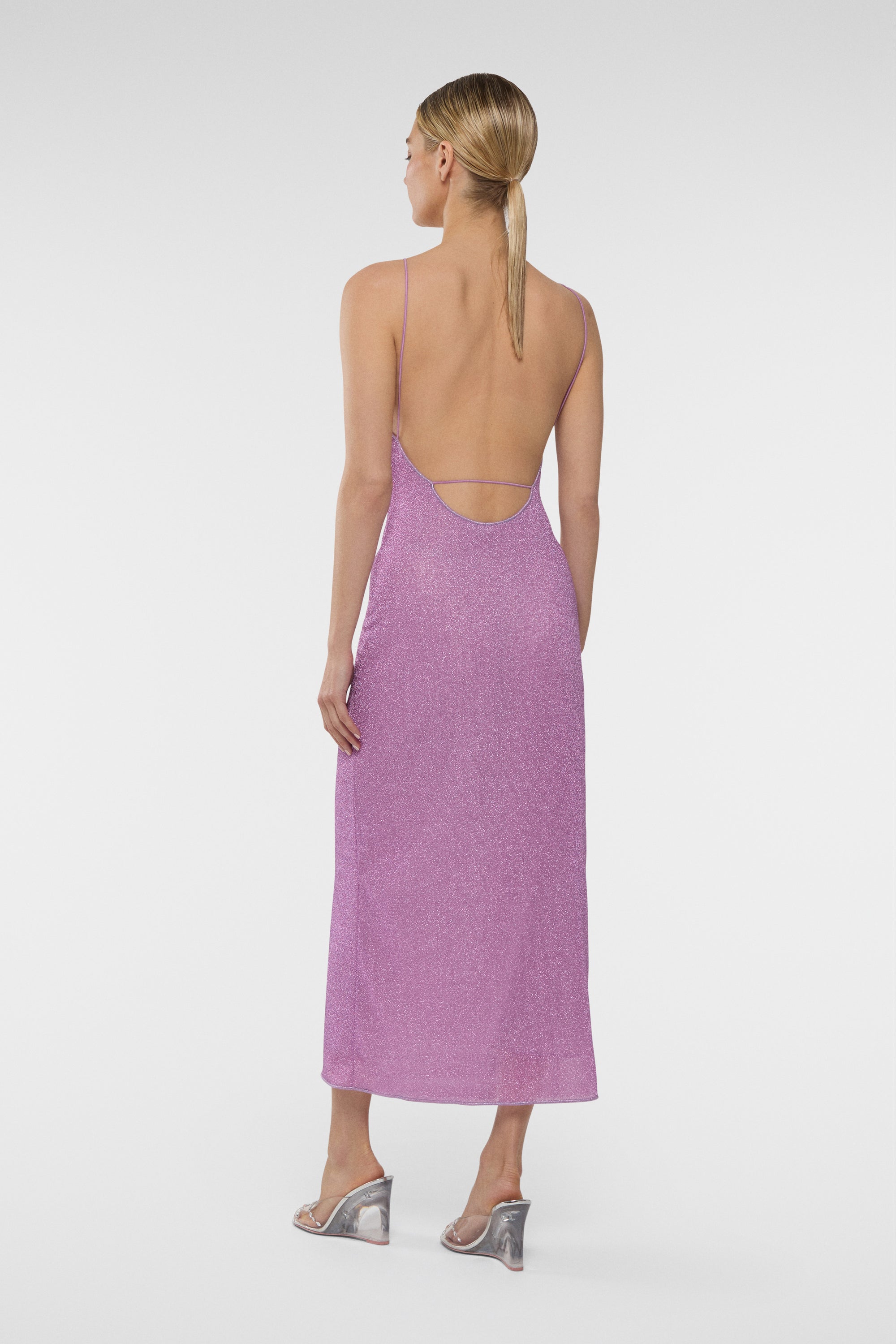 Robe longue Lumière - Glicine
