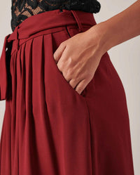 Pantalon Llyod large - Rosewood