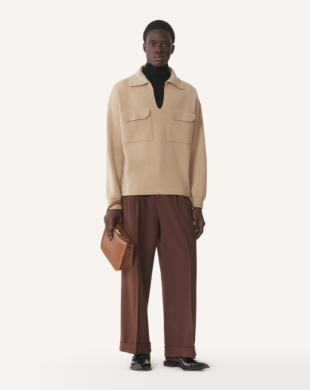 Compagnon pochette asymetrique - Alezan