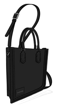 Petit sac tote - Noir & noir