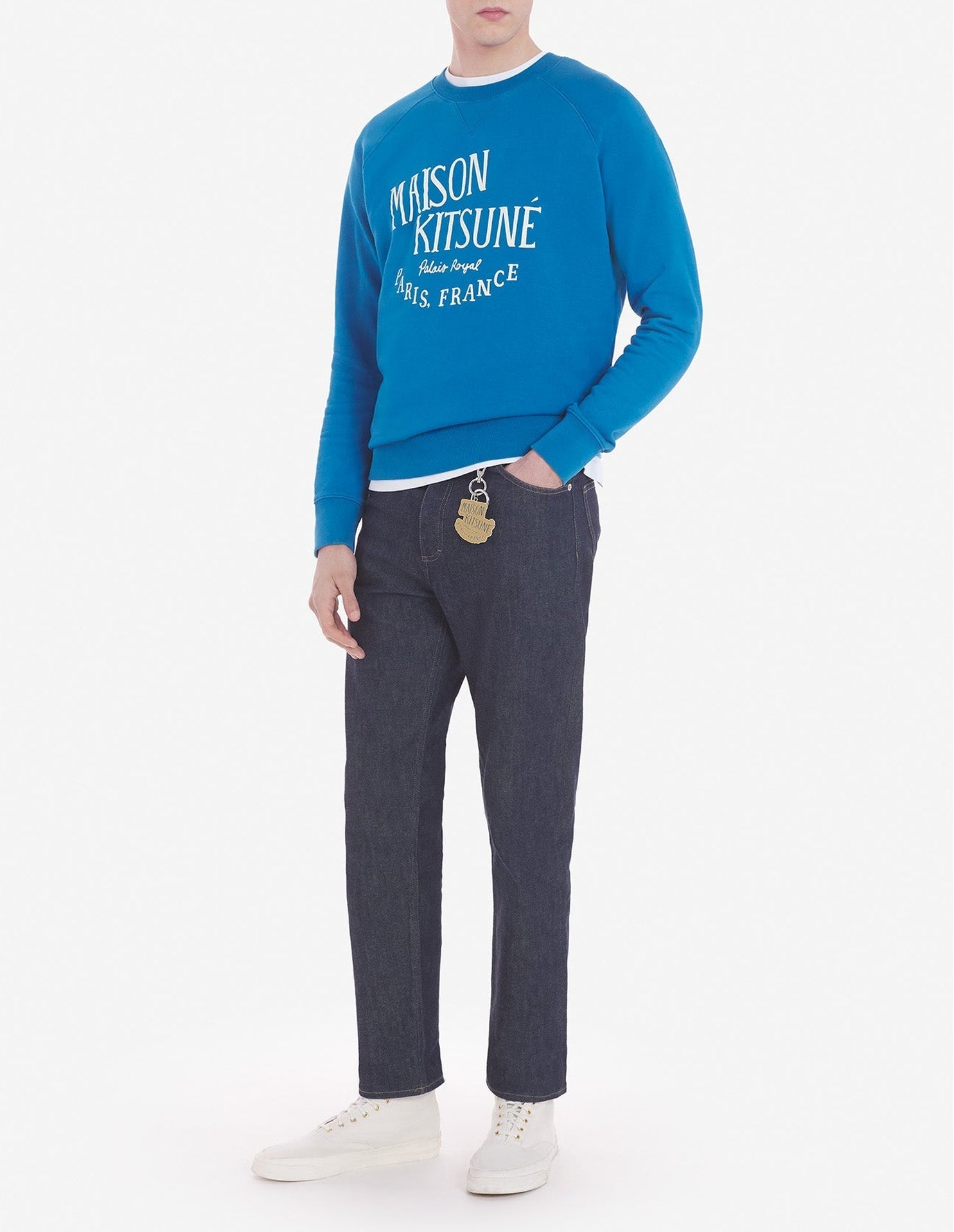 Sweatshirt Palais Royal imprimé - Sapphire