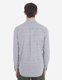 Shield print shirt - Cloud Navy Foulard