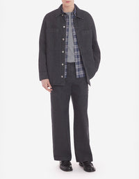 Surchemise délavée en denim - Washed Black