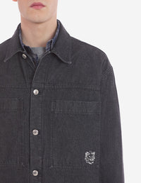 Surchemise délavée en denim - Washed Black