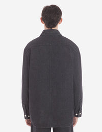 Surchemise délavée en denim - Washed Black
