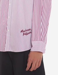 Casual shirt - White & Red Stripes