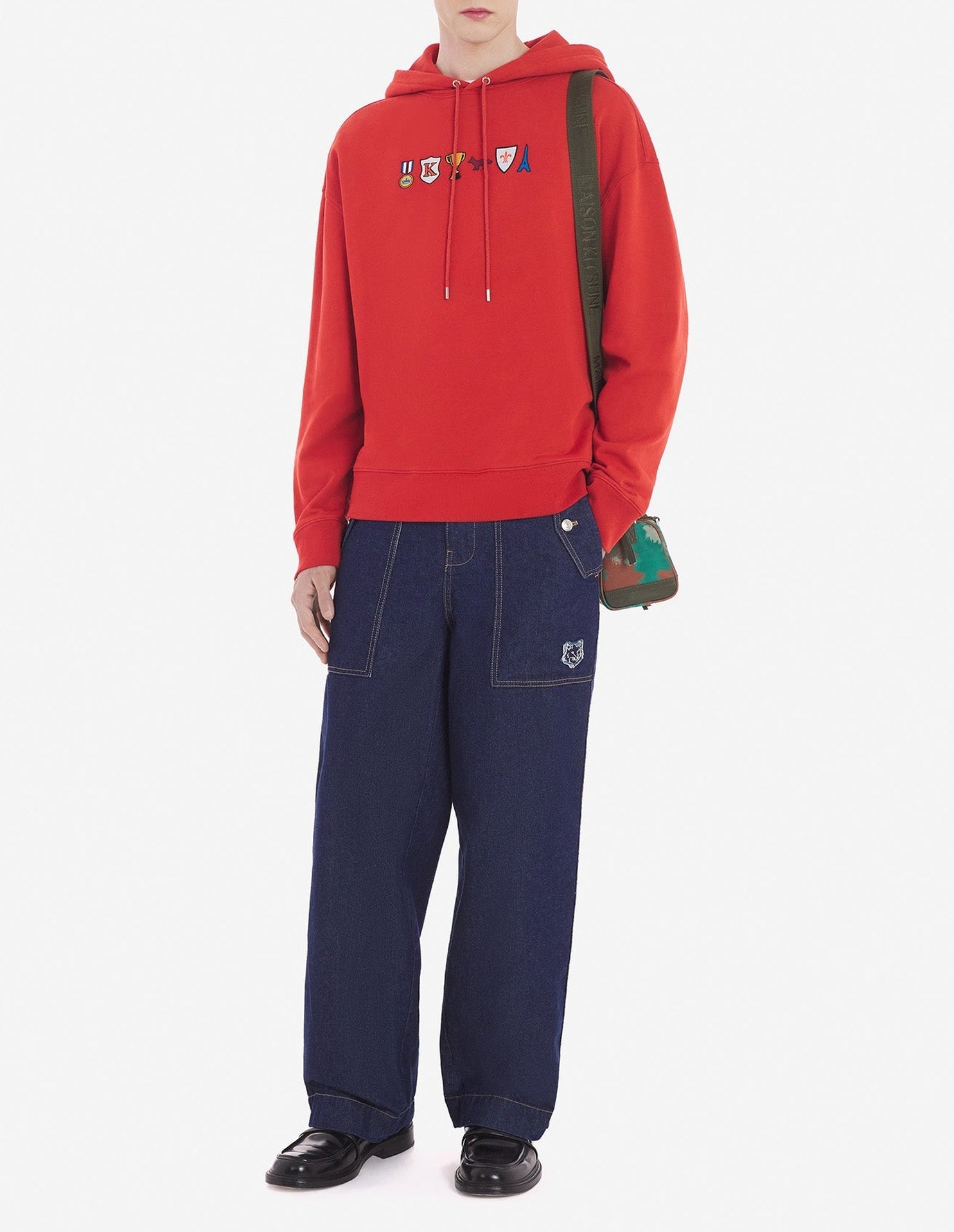 Sweat à capuche oversize - Burnt Red