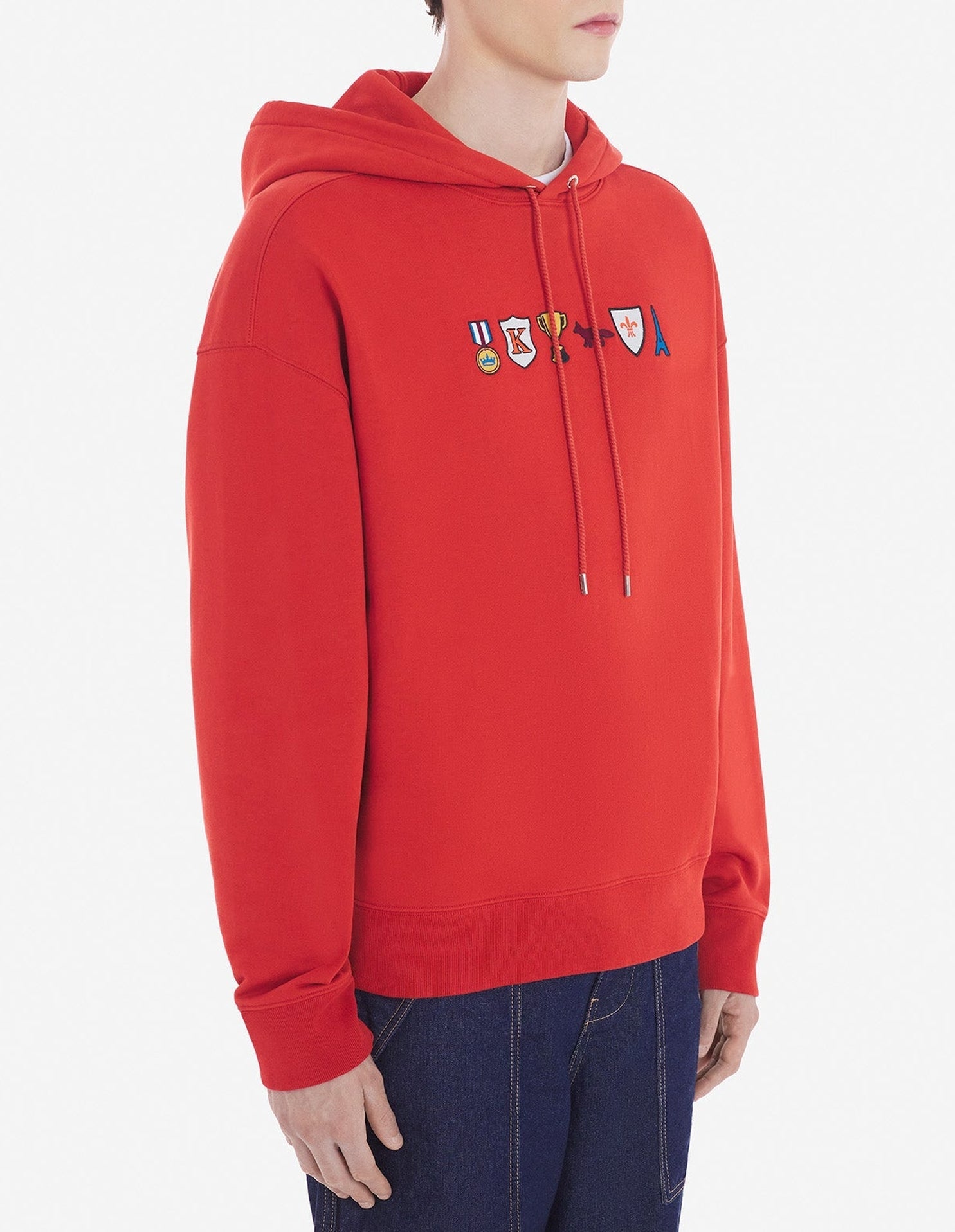 Sweat à capuche oversize - Burnt Red