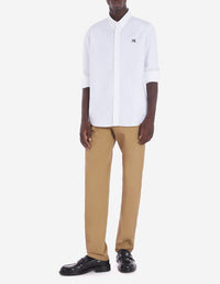 Pantalon Bold Fox Head droit à poche - Beige