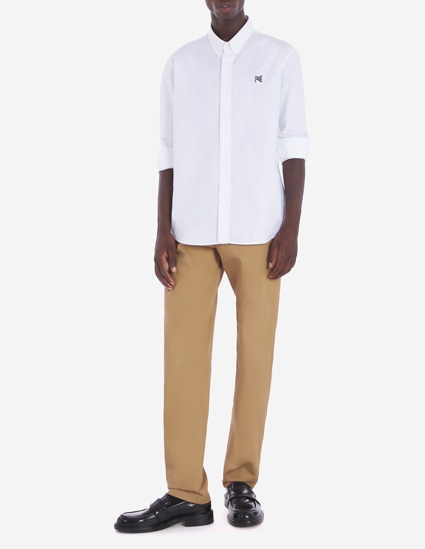 Pantalon Bold Fox Head droit à poche - Beige